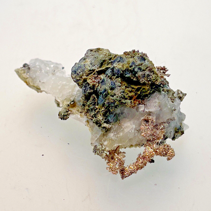 Natural Silver Crystal in Quartz from Morocco, 10.3gr. 43x20x17mm
