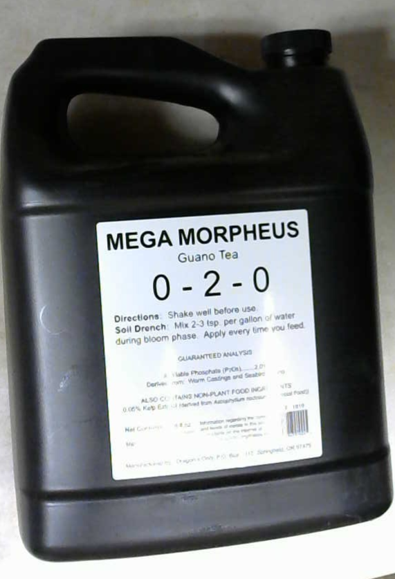 Nectar For The Gods Mega Morpheus Guano Tea, Fertilizer, 1 Gallon