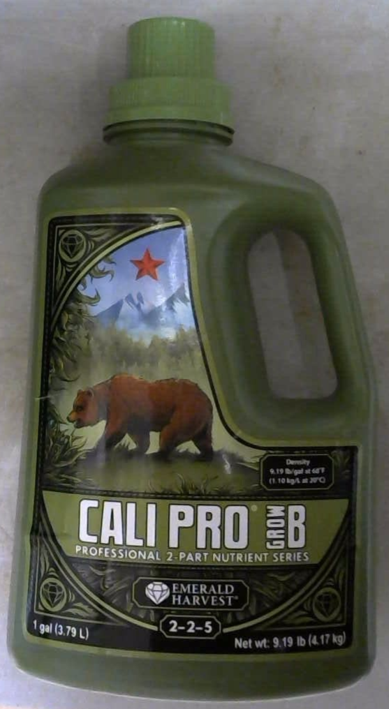 Emerald Harvest Cali Pro Grow - 2-Part Base Nutrient Grow
