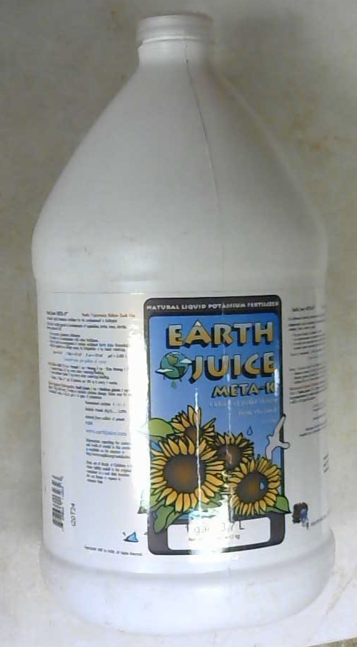Earth Juice Meta-K 1 Gallon Potassium Fertilizer Finisher Bloom 0-0-5 organic