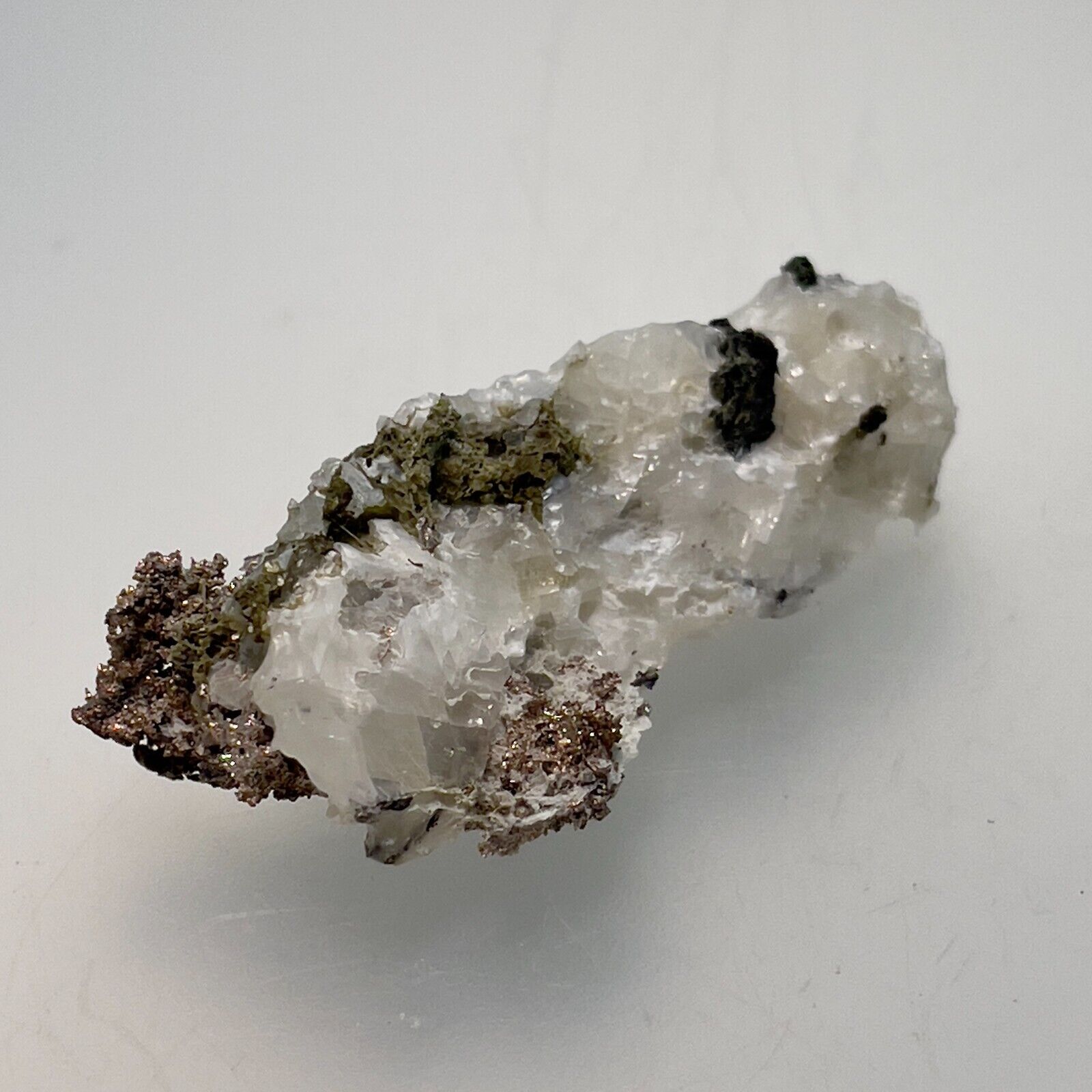 Natural Silver Crystal in Quartz from Morocco, 13.7gr. 50x22x12mm