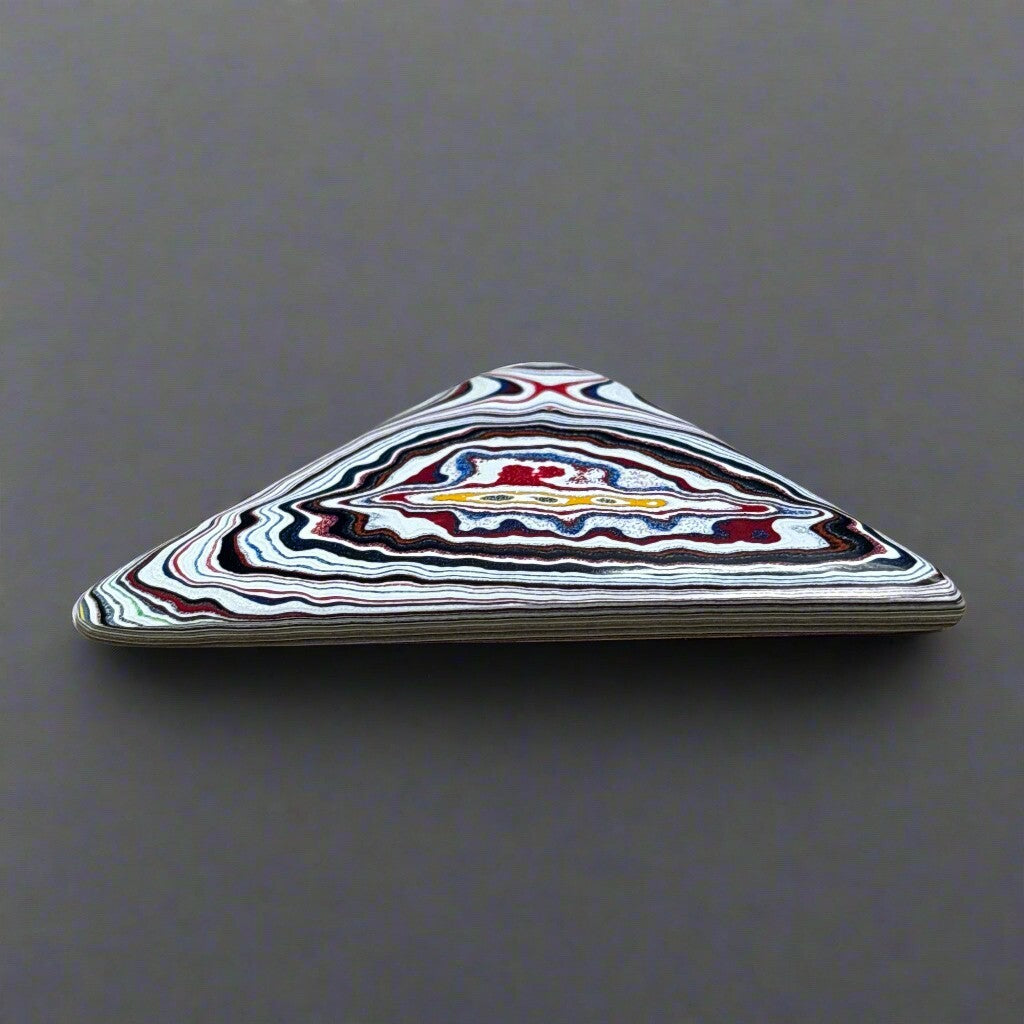 Historic Kenworth Truck Fordite Cabochon 39.65ct - 65x34mm - For Jewelry Making