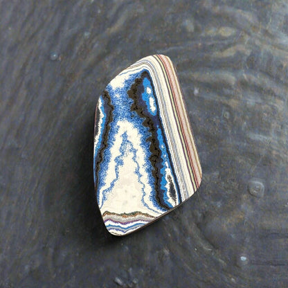 Historic Kenworth Truck Fordite Cabochon 45.86ct - 61x31mm - For Jewelry Making