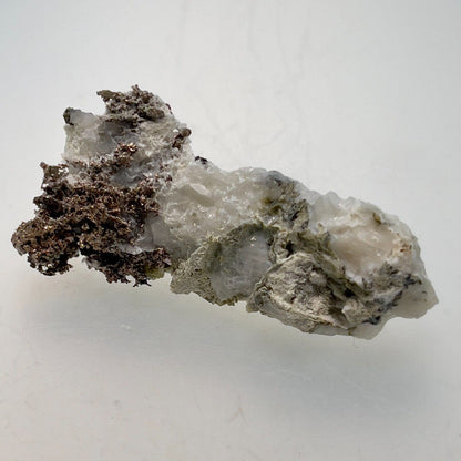 Natural Silver Crystal in Quartz from Morocco, 13.7gr. 50x22x12mm