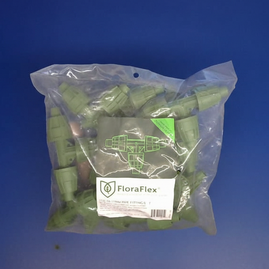 CLOSEOUT FloraFlex 16-17mm Pipe Fittings - T Pipe (12/PACK) / 102561 / 1429