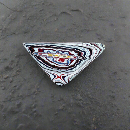 Historic Kenworth Truck Fordite Cabochon 39.65ct - 65x34mm - For Jewelry Making