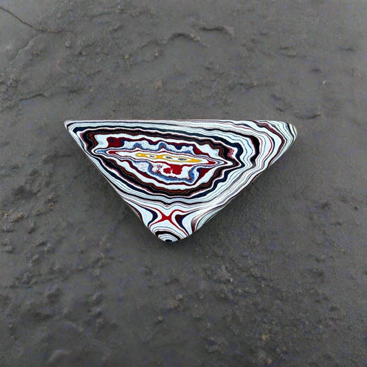 Historic Kenworth Truck Fordite Cabochon 39.65ct - 65x34mm - For Jewelry Making