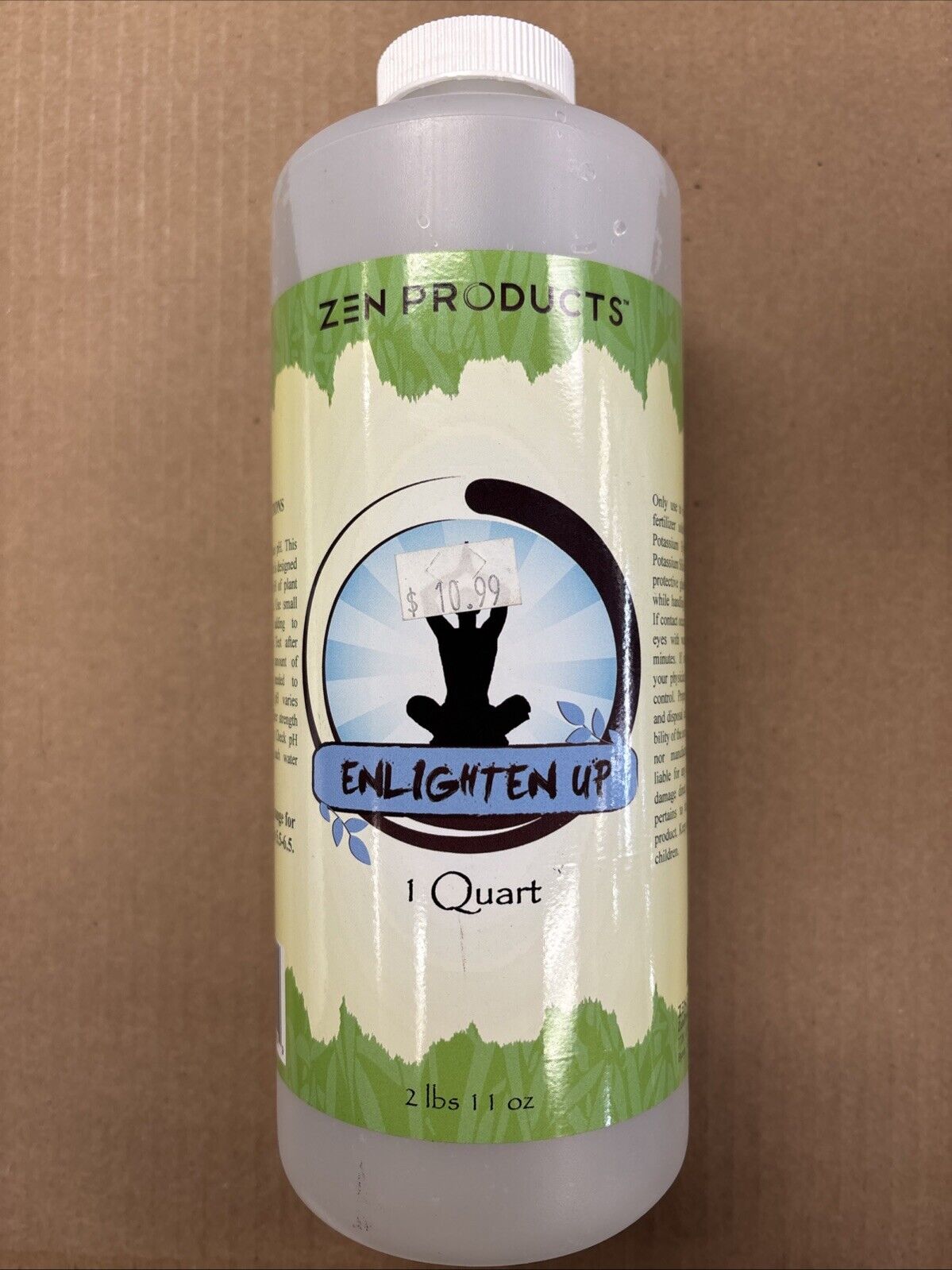 Zen Products, Enlighten Up, 1 Qt (pH up)