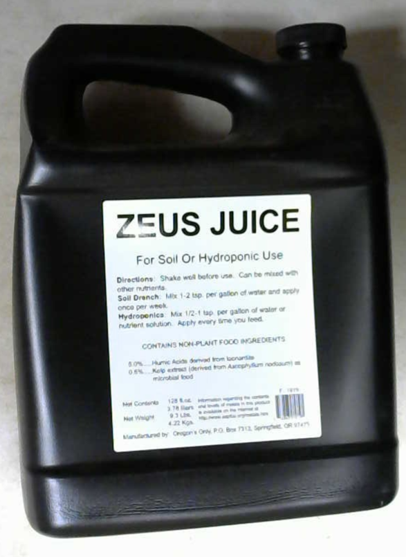 Nectar For The Gods Zeus Juice Enzymatically Digested Humic Acids Gallon