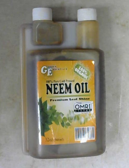 CLOSE OUT - Neem Oil 32 oz - Organic 100% Pure Raw Unrefined Cold Pressed