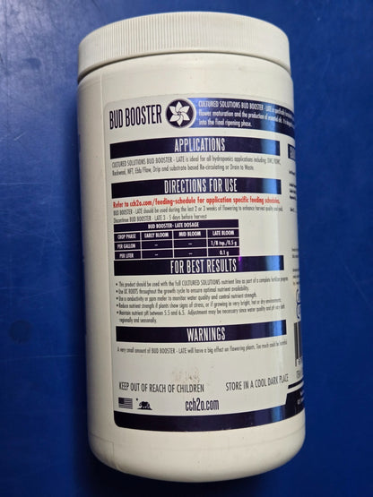 CLOSEOUT - Current Culture Bud Booster 1.5 lb Late Bloom Formula 1-40-22