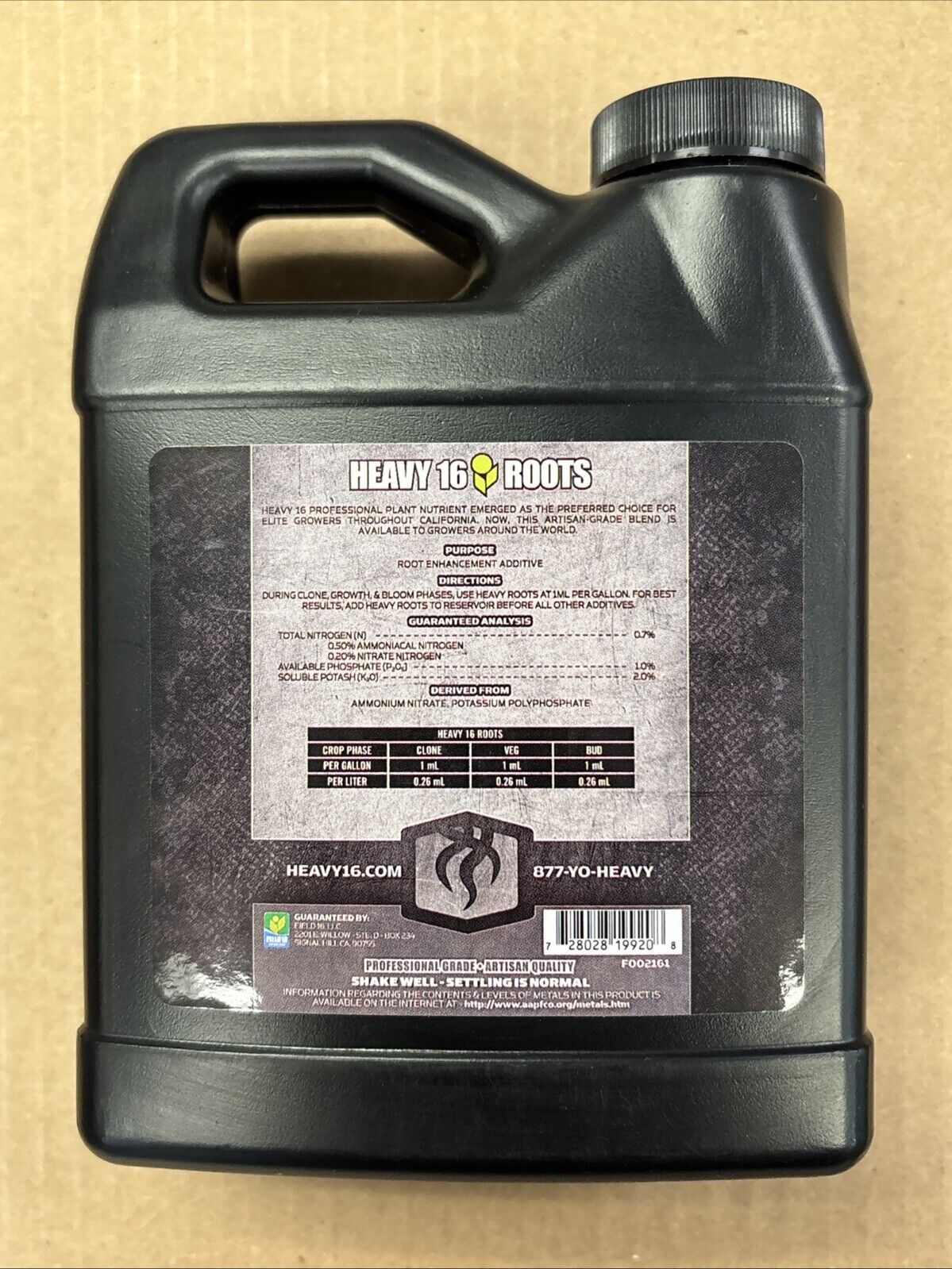 Heavy 16 Roots 16 oz / 1 Pint - Root Stimulator Enhancement Nutrient Concentrate