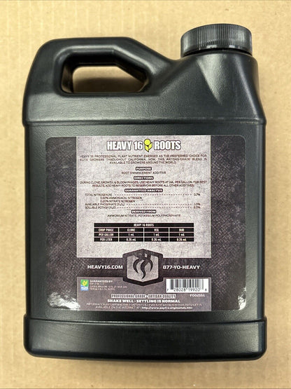 Heavy 16 Roots 16 oz / 1 Pint - Root Stimulator Enhancement Nutrient Concentrate