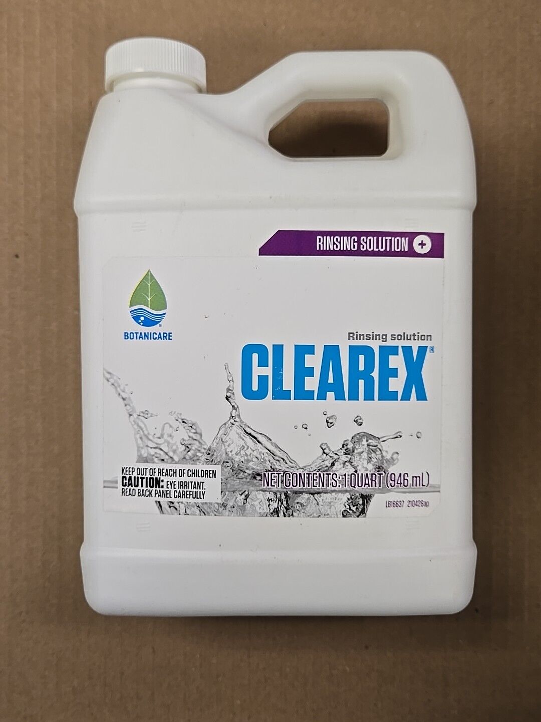 Botanicare Plant Energy Products 1 Quart of Clearex Rinsing Solution Flush Agent
