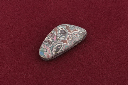 Cadilite, Cadilac Ranch "Fordite" Free From Cabocheon, Amarillo, Texas, 10.5ct 35x17x4mm
