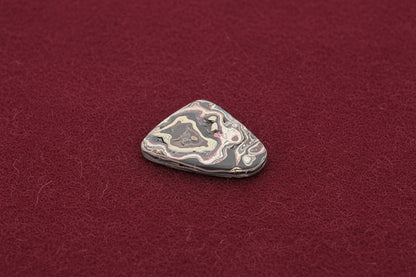 Cadilite, Cadilac Ranch "Fordite" Free From Cabocheon, Amarillo, Texas, 6.26ct 26x23x3mm