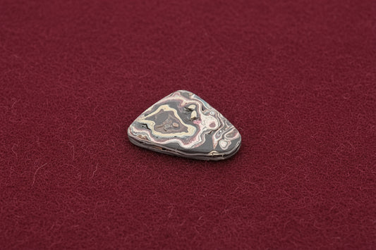 Cadilite, Cadilac Ranch "Fordite" Free From Cabocheon, Amarillo, Texas, 6.26ct 26x23x3mm