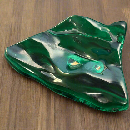 Polished Malachite, Congo Africa, Repaired