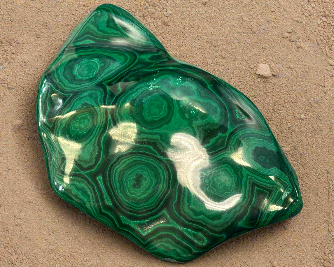 Polished Malachite from the Congo, 2.71 lbs.