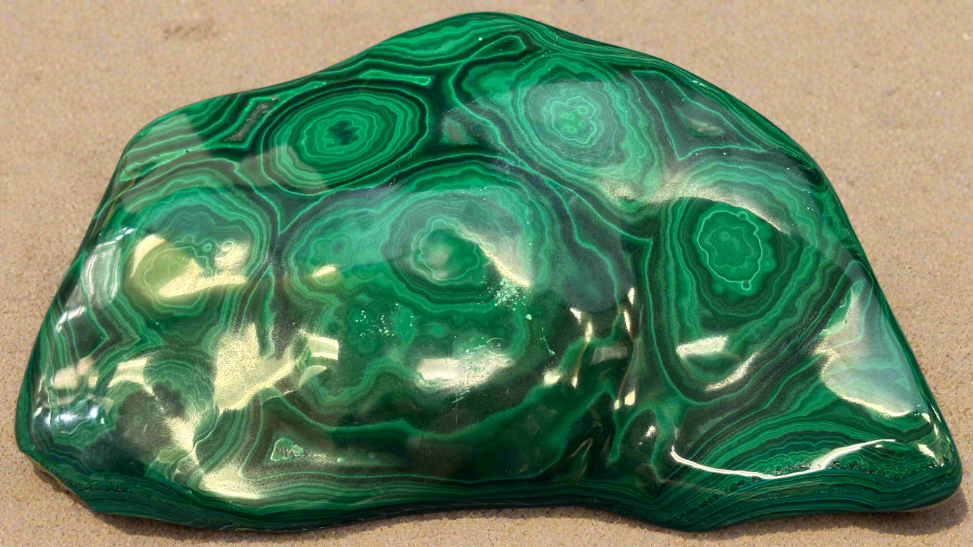 Polished Malachite from the Congo, 2.71 lbs.