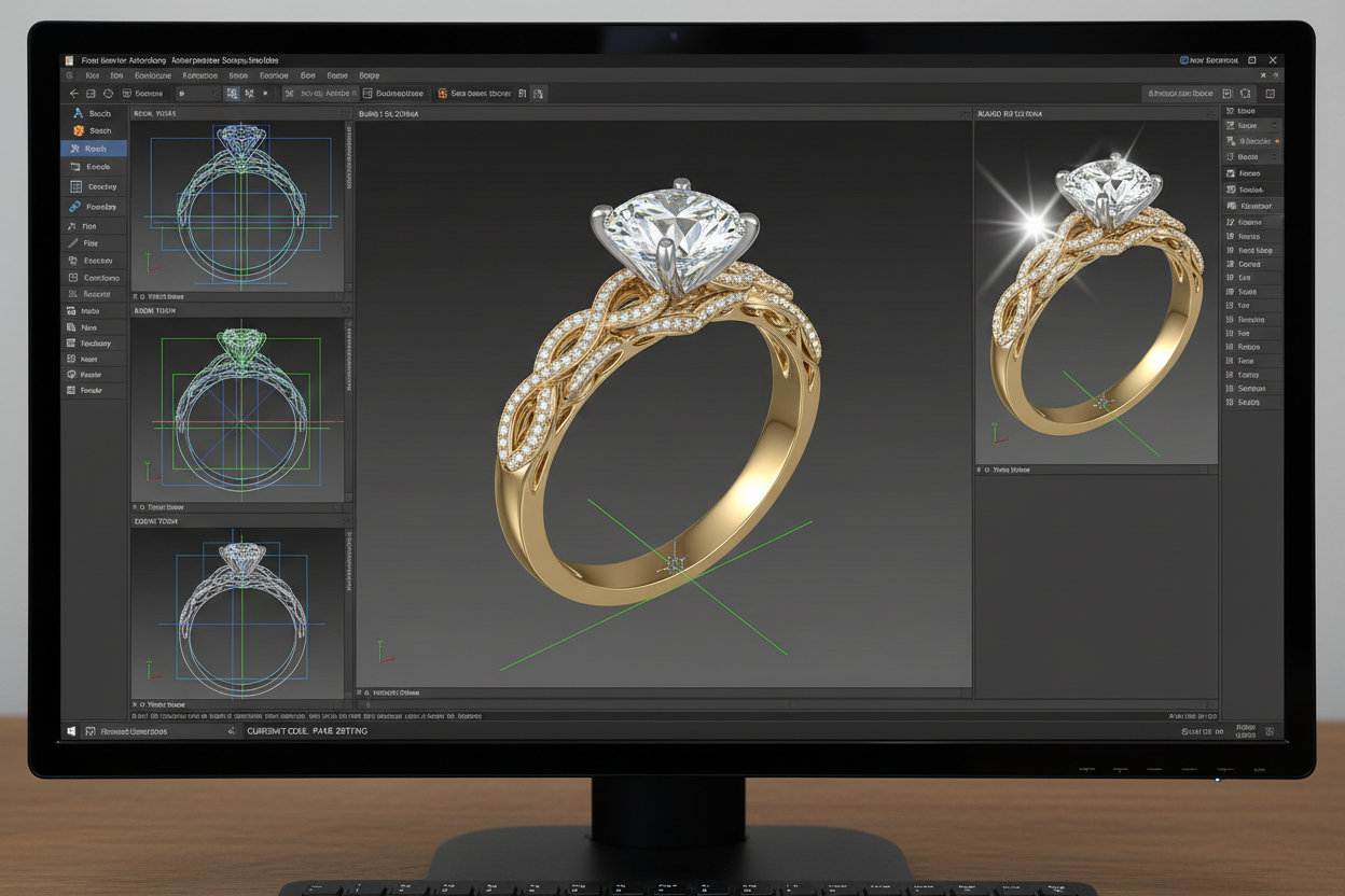 custom jewelry design CAD