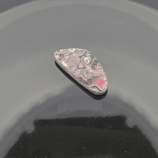 Cadilite, Cadilac Ranch "Fordite" Free From Cabocheon, Amarillo, Texas, 10.5ct 35x17x4mm