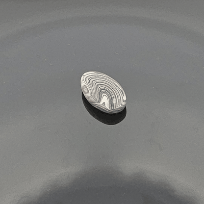 KC F-150 Plant Fordite 1960-1970 Free Form Cabocheon, 23x13x4mm, 5.95ct
