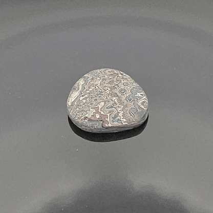 Cadilite, Cadilac Ranch "Fordite" Free From Cabocheon, Amarillo, Texas, 13.56ct 31x27x3mm