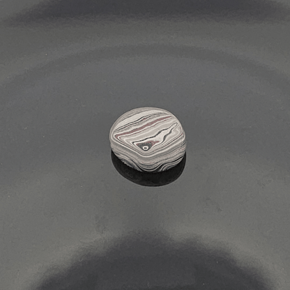 KC F-150 Plant Fordite 1960-1970 Free Form Cabocheon, 27x22x5mm, 13.68ct