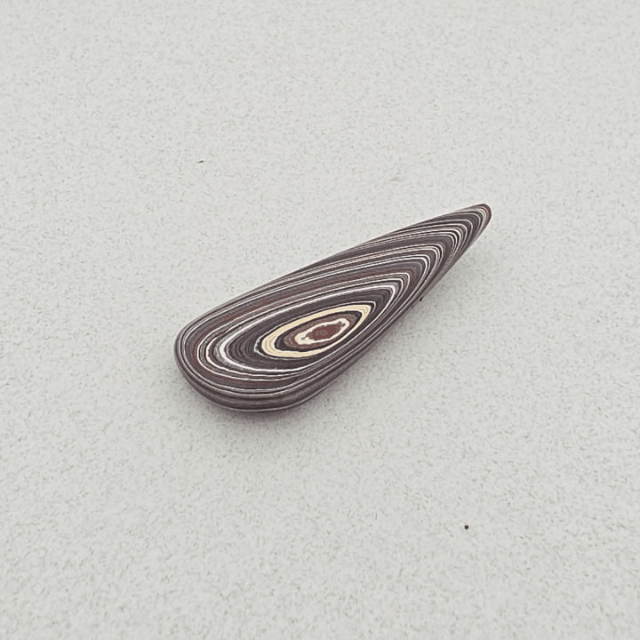 Corvettite Free From, 17.56ct, 46x18x6mm "Fordite" Bowling Green, KY, USA