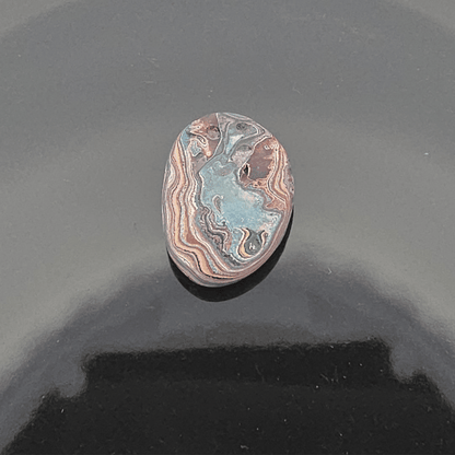 Cadilite, Cadilac Ranch "Fordite" Free From Cabocheon, Amarillo, Texas, 10.75ct 32x20x4mm