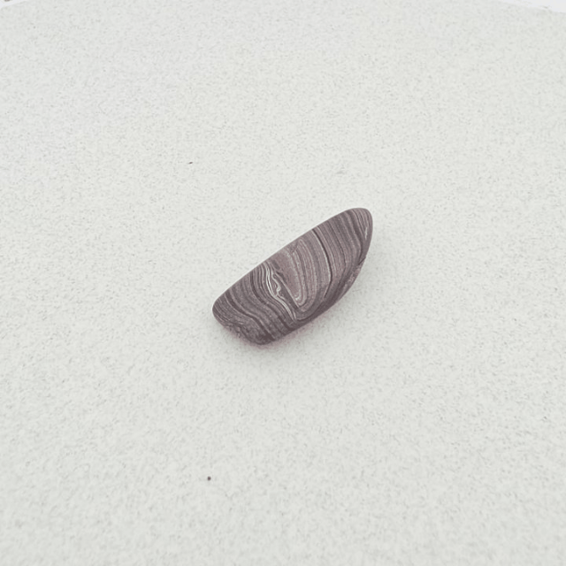 Corvettite Free From, 9.73ct, 33x14x5mm "Fordite" Bowling Green, KY, USA