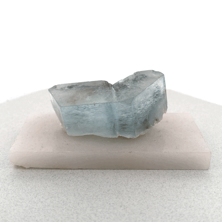 Aquamarine with Mica, Pakistan, 464.1ct, 86x40x25mm