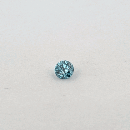 Certified Lab Grown Diamond, 0.97ct, VS2, Fancy Vivid Blue, 6.33 - 6.32 x 3.95mm