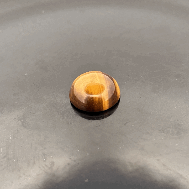 Tigers Eye Cabocheon, 6mm, 13.18ct, Australian