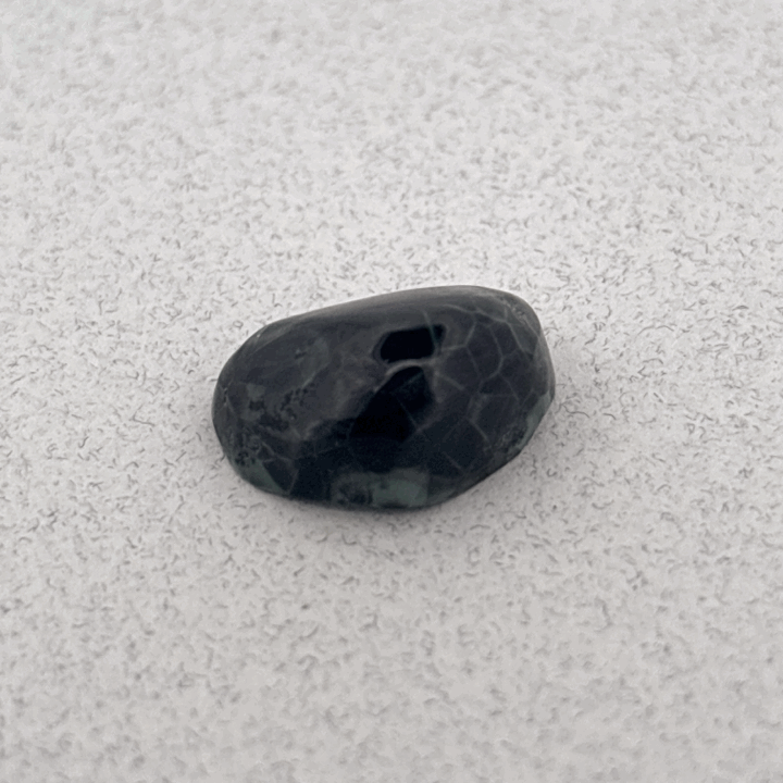 Free Form Michigan Greenstone Cabochon, 8.12ct 15x10x7mm
