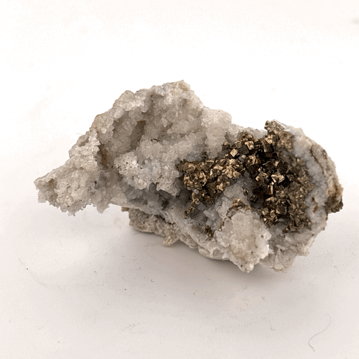 Ruin Quartz Geode with Pyrite, MO, USA 12.41gr