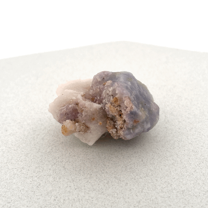 Fluorescent Hackmanite on Quartz, Pakistan, 51.64gr, 45x43x25mm