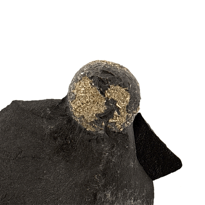 Rare Pyrite Sphere in Slate, Morocco, 102.7gr, 9x3x5cm