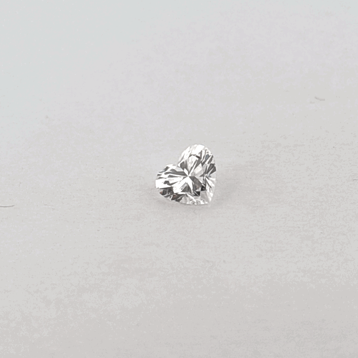 Certified Lab Grown Diamond, 1.39ct, D, SI1, Heart Shape, Excellent Cut