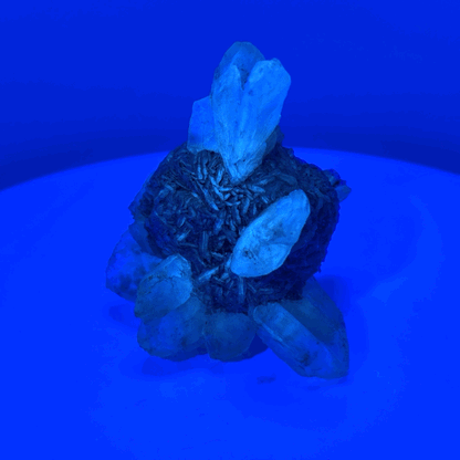 Fluorescent Selenite, Wyoming USA, 87gr, 6x7x4cm