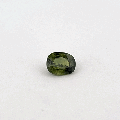 Natural Green Sapphire, 4ct, 10x8mm, African