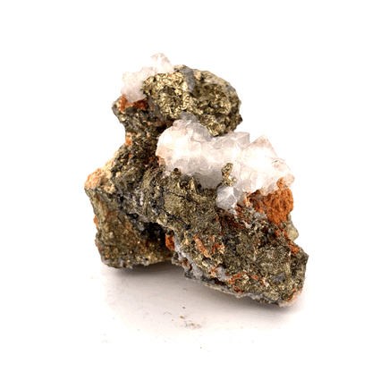 Pyrite & Quartz with Iron Staining, Morocco, 5x4x4.5cm, 83gr