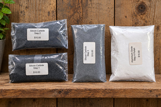 4-stage Tumbling Media 1400 gram sets or 350 grams individual.
