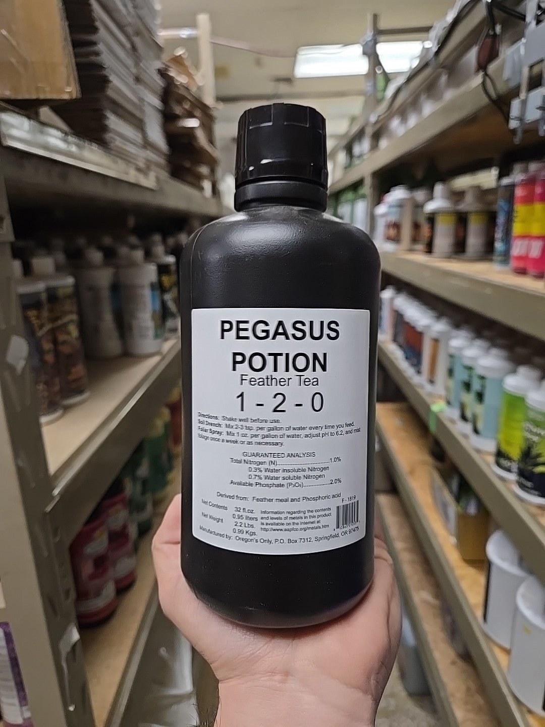 Nectar For The Gods Pegasus Potion - Nitrogen With No Burn Or Stretching, 1-2-0