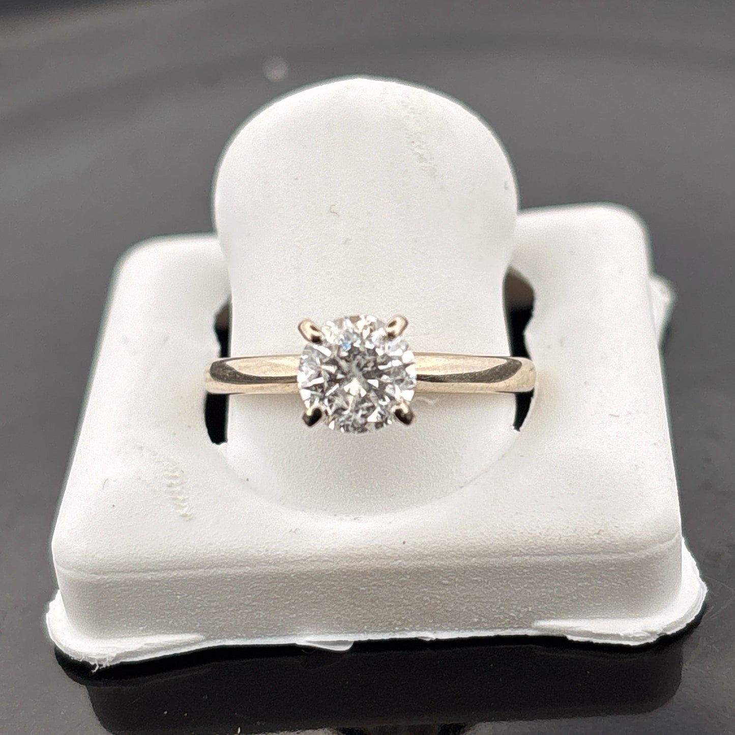 14k Diamond Solitare, 1ct, IJ, I1, 2.45gr