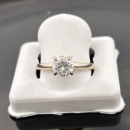 14k Diamond Solitare, 1ct, IJ, I1, 2.45gr