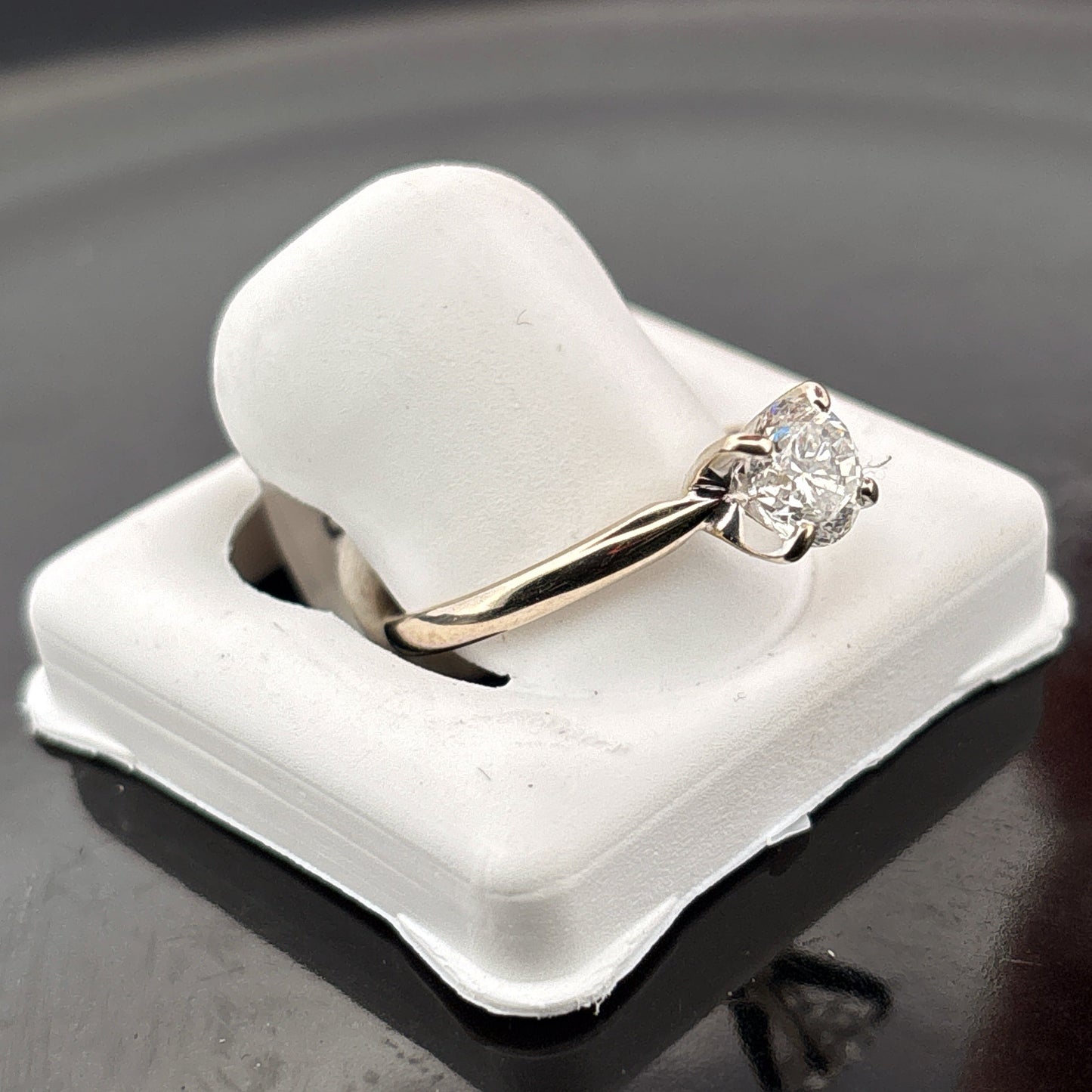 14k Diamond Solitare, 1ct, IJ, I1, 2.45gr