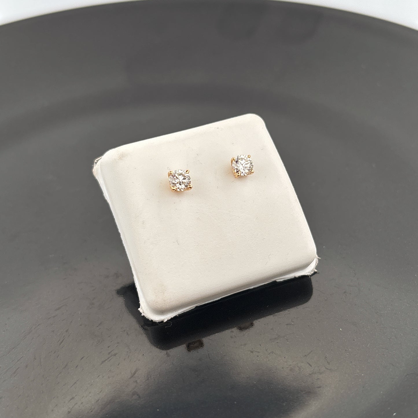 Lab Grown 14K Diamond Stud Earrings, 0.56cttw, GH, VS1