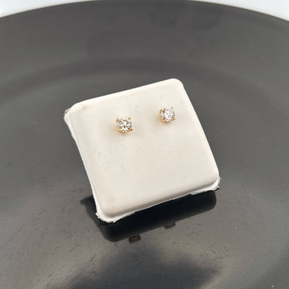 Lab Grown 14K Diamond Stud Earrings, 0.56cttw, GH, VS1